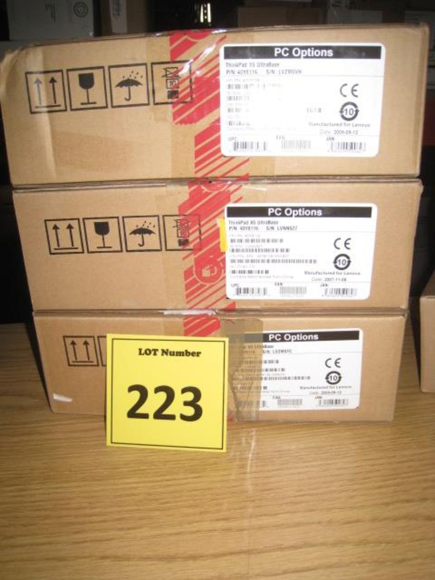 3 X New & boxed Lenovo 40Y8116 Thinkpad X6 Ultrabase - no power adaptors