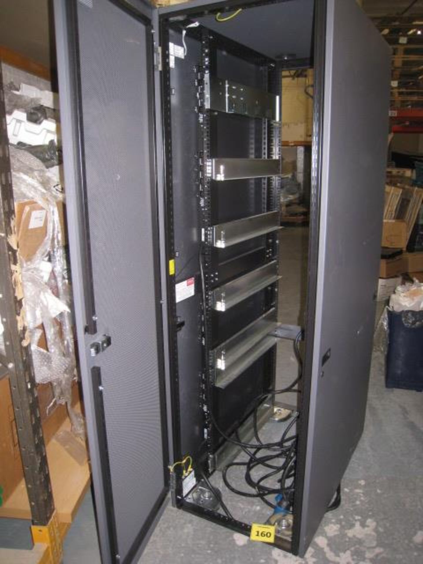 Hitachi 42U Server Rackmount Cabinets.With 2 x PDU's & 7 sets of server mounting shelves. (Minus 1 - Image 2 of 2