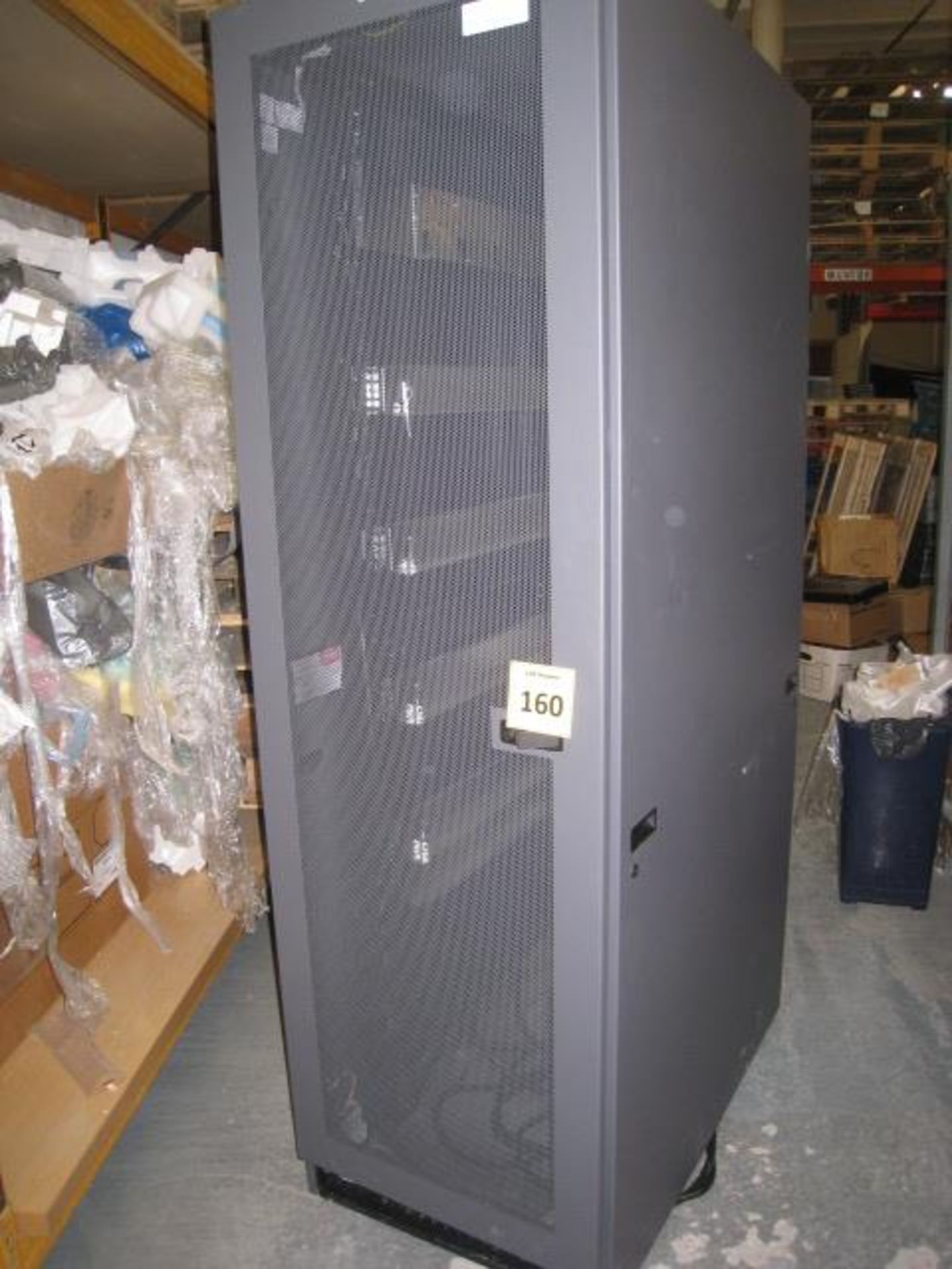 Hitachi 42U Server Rackmount Cabinets.With 2 x PDU's & 7 sets of server mounting shelves. (Minus 1