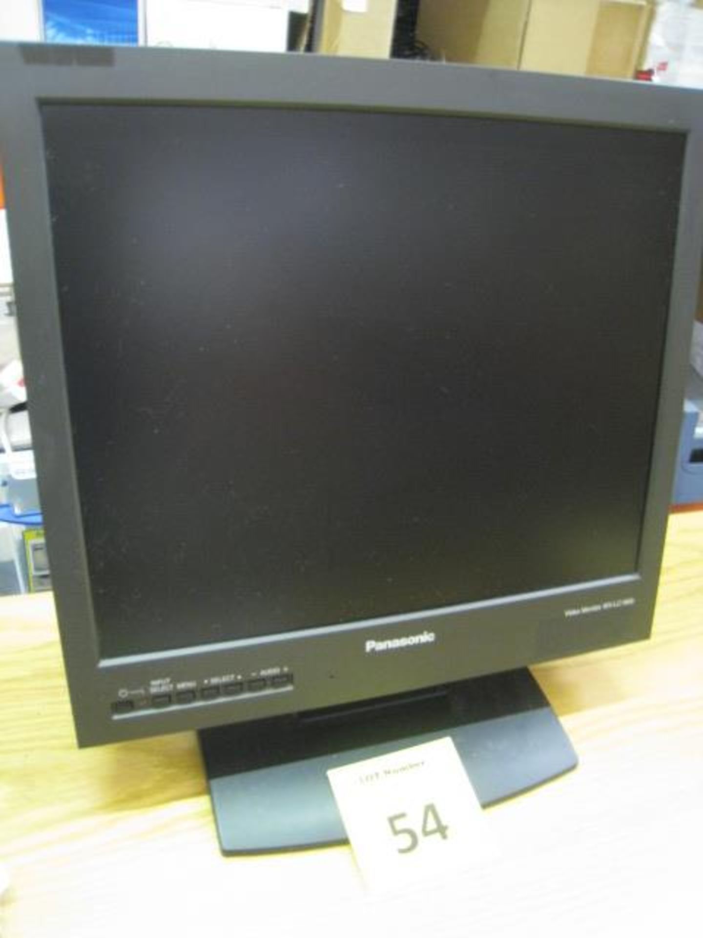 PANASONIC 19" VIDEO MONITOR WV-LC1900. ( Minor screenburn)