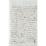 HUGO Victor (1802-1885). Lettre autographe signée Votre V. Hugo, adressée au Vicomte Alcide de