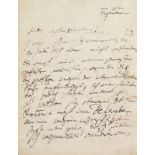 BEETHOVEN Louis (1770-1827). Lettre autographe signée Ludwig adressée à Monsieur de Gleichenstein,