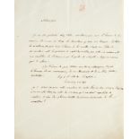 LACEPEDE Bernard-Germain, Comte de (1756-1825), chancelier de la légion d’honneur. Lettre autographe