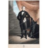 * HENRI, Comte de Chambord (1820-1883). Lithographie signée N. Desmaryl, d’après un portrait peint