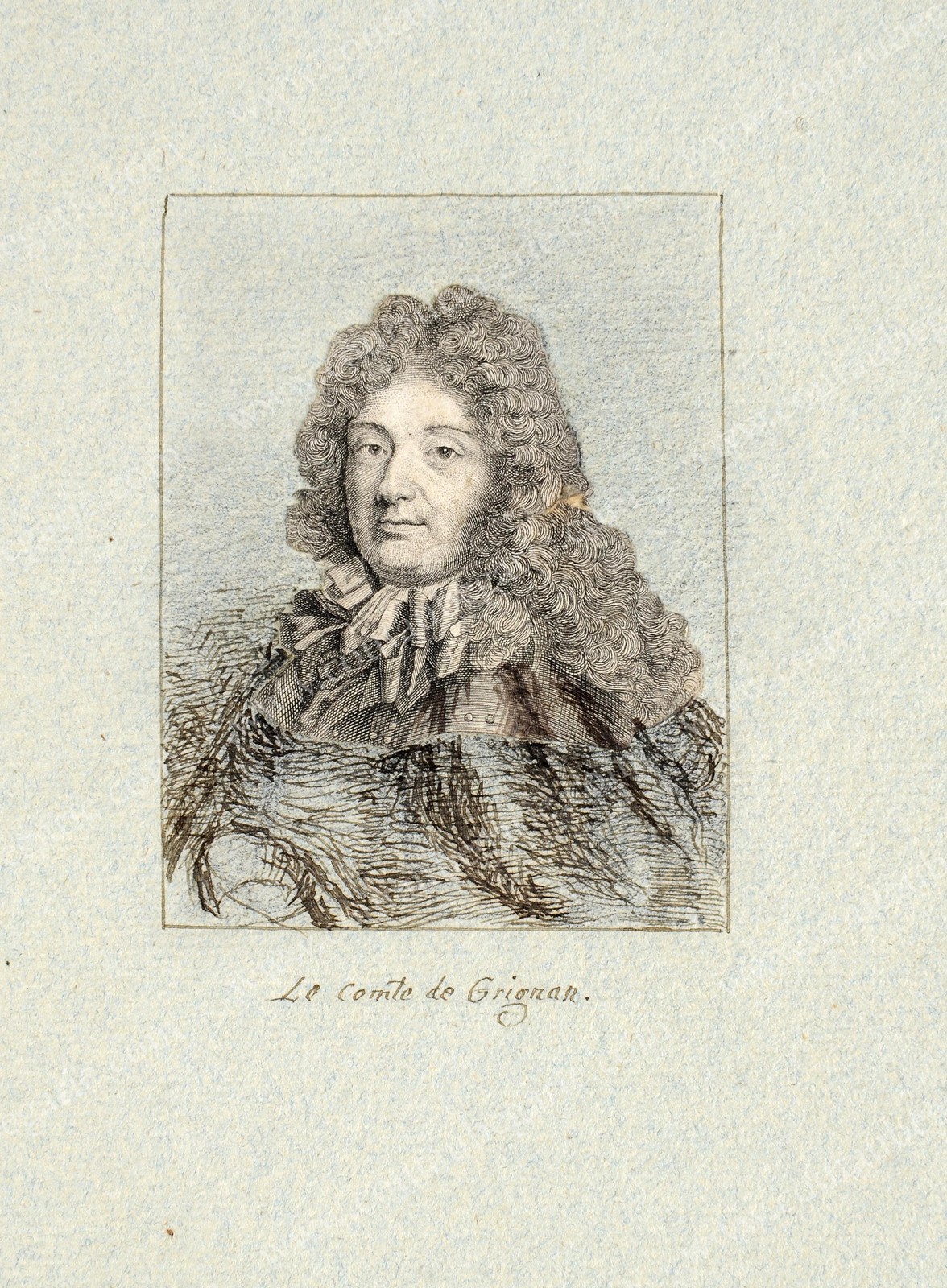 GRIGNAN François Adhémar de Montreuil, Comte de (1632-1714), lieutenant-général de Provence, époux - Image 2 of 3