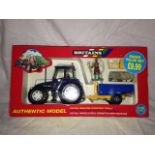 BRITAINS - NEW HOLLAND 6635 GIFT SET - (3054)