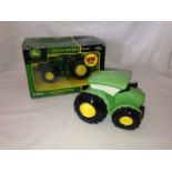 BRITAINS/ERTL JOHN DEERE 7920 - (15525) & BORDER FINE ARTS - TRACTOR MONEY BANK - (A23700)