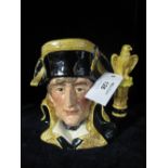 Royal Doulton bone china character jug 'Napoleon' D6941. Limited edition no. 1829/2000.  CONDITION