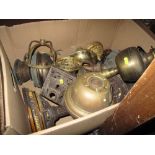 Various oil burners, accessories, cast m