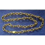 9ct gold chain.  CONDITION REPORT; 21.5 grams