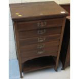 Early 20th century mahogany five drawer