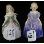 Royal Doulton bone china figurines 'Penny' HN2338 and 'Marie'. (2) CONDITION REPORT; Marie - Minor