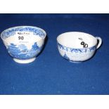 Early 19th century English porcelain tra