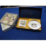 Boxed Coalport floral bouquets together