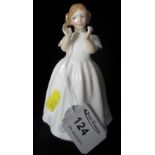 Royal Doulton bone china figurine "Katherine" HN3044.
 CONDITION REPORT; Good condition no obvious