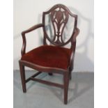 18TH CENTURY MAHOGANY HEPPLEWHITE STYLE