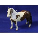 Beswick china skewbald pony  CONDITION REPORT: No obvious damage