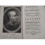 Religious biography.  John Earl of Orrery.  'Remarks on the Lif'e and Writings of Doctor Jonathan