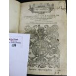 Topographical, William Camden, 'Britannia sives Florentissimorum Regnorum etc.', printed London,