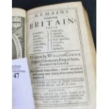 Literature and Language, William Camden, 'Remains Concerning Britain, their languages, names,