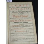 Edmund Gibson.  'Codex Juris Ecclesiastici Anglicani', printed by Baskett to be sold by Whitledge,