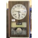 Mid 20th Century Japanese rhythm 30 day date/wall clock.