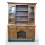 EARLY 20th CENTURY WELSH OAK CABINET BAC