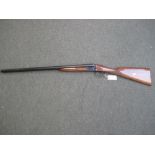 Escensio Zabala Spanish "Aztec" double barreled side by side 12 bore non ejector shotgun,