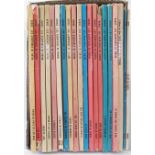 A collection of Tin-Tin magazines. Comprising: 18 hard cover French versions by CASTERMAN (the