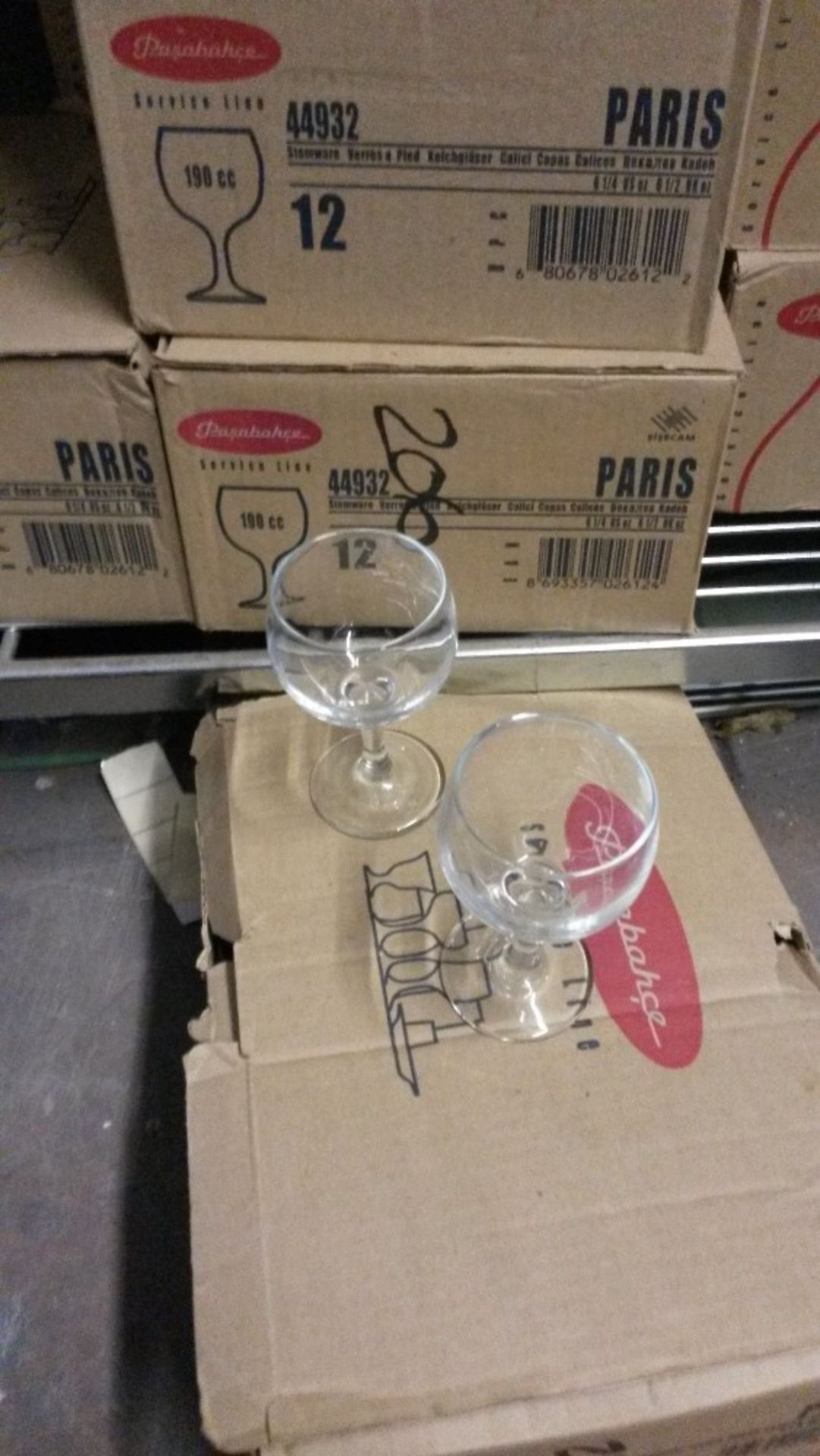 36 x New Paris 125ml Glasses