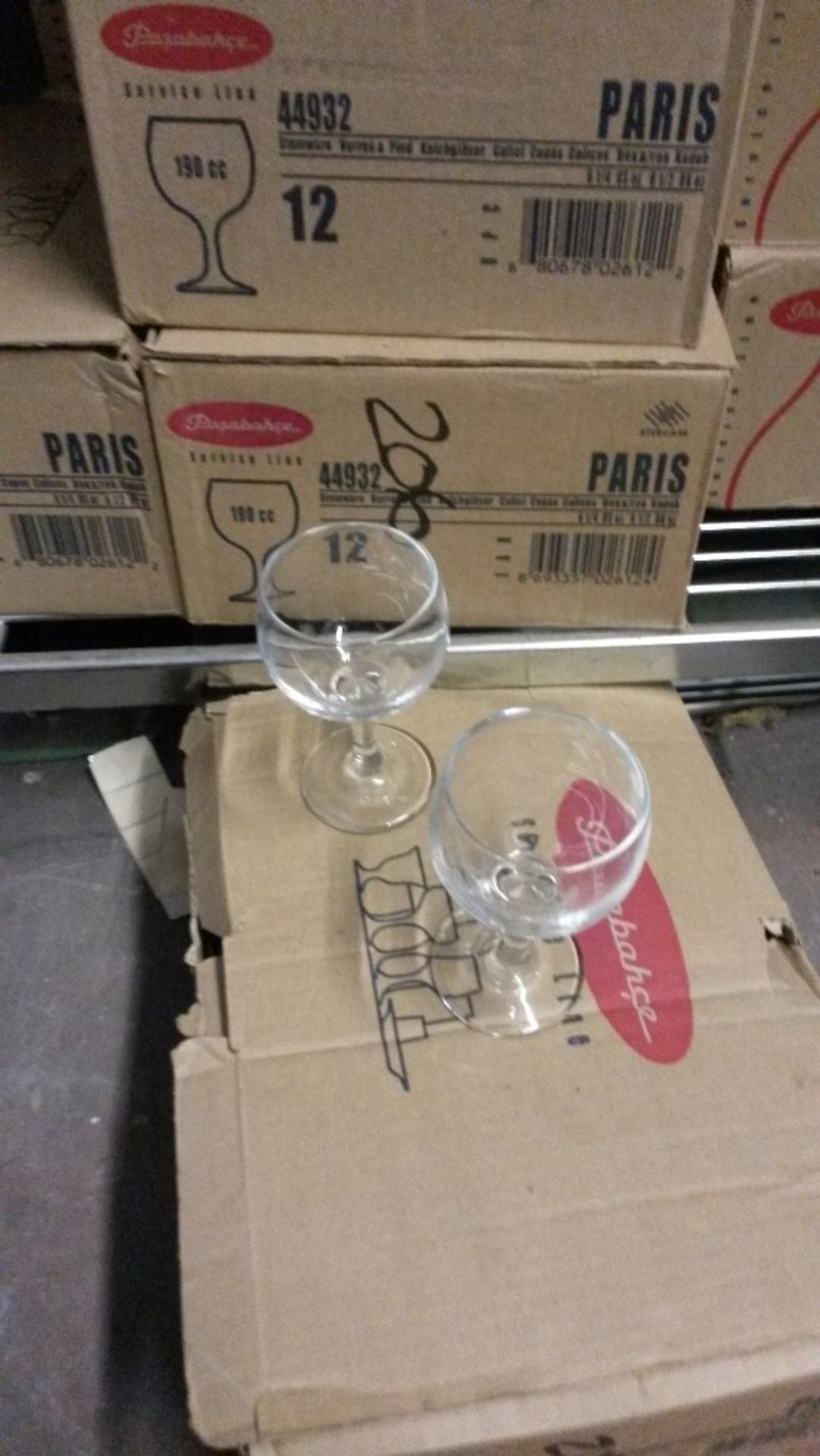 36 x New Paris 125ml Glasses