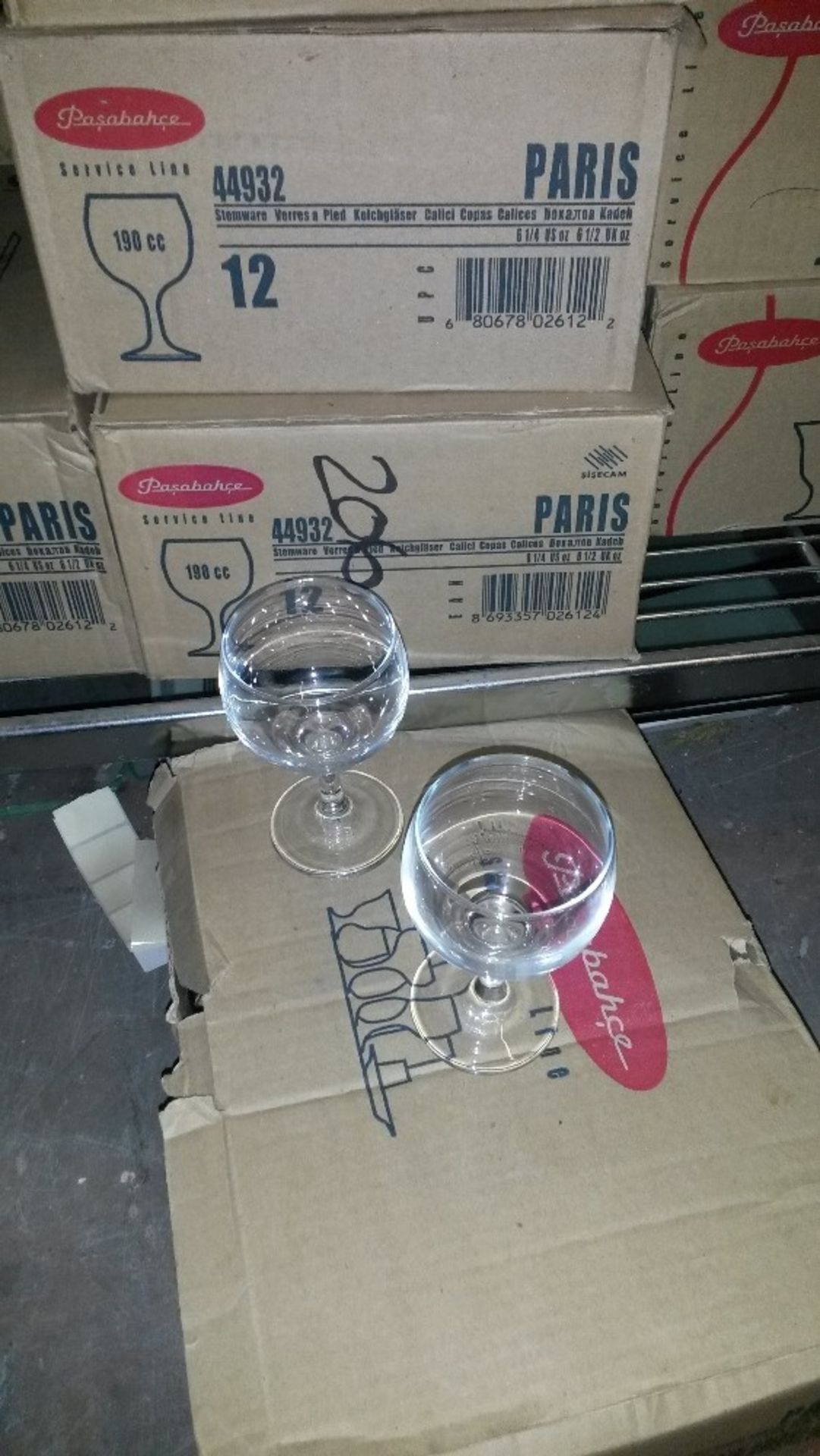 36 x New Paris 125ml Glasses