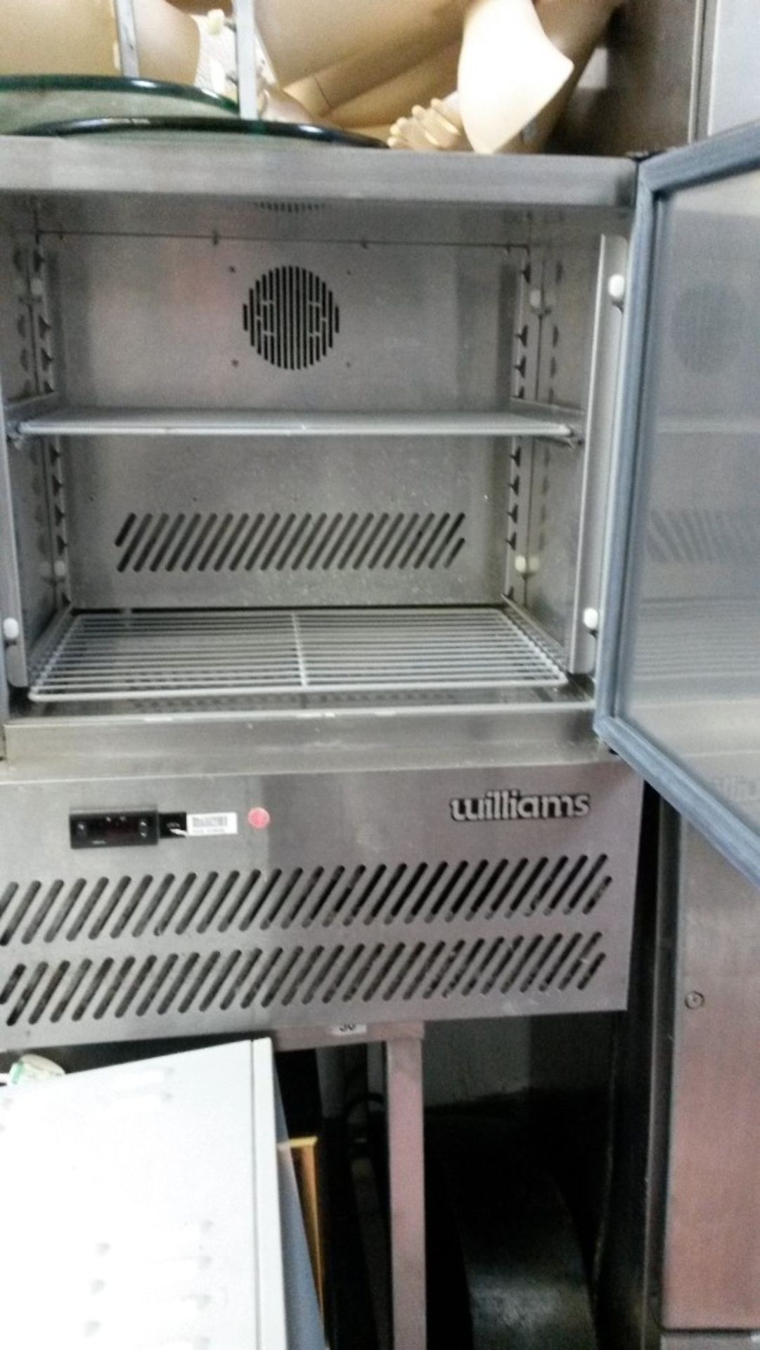 Williams undercounter fridge 1phase , in working order - Image 2 of 2