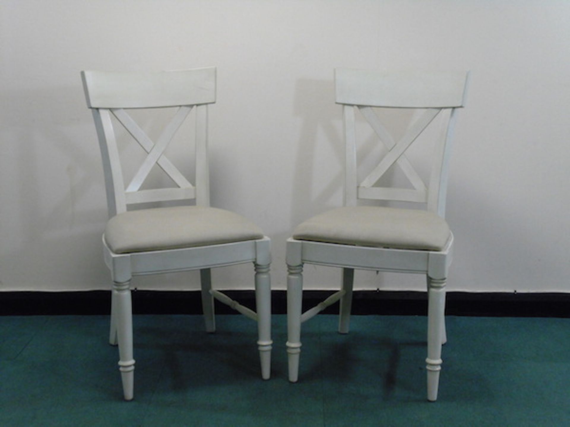 X 2 Cream - Farmhouse Style Dining Chairs