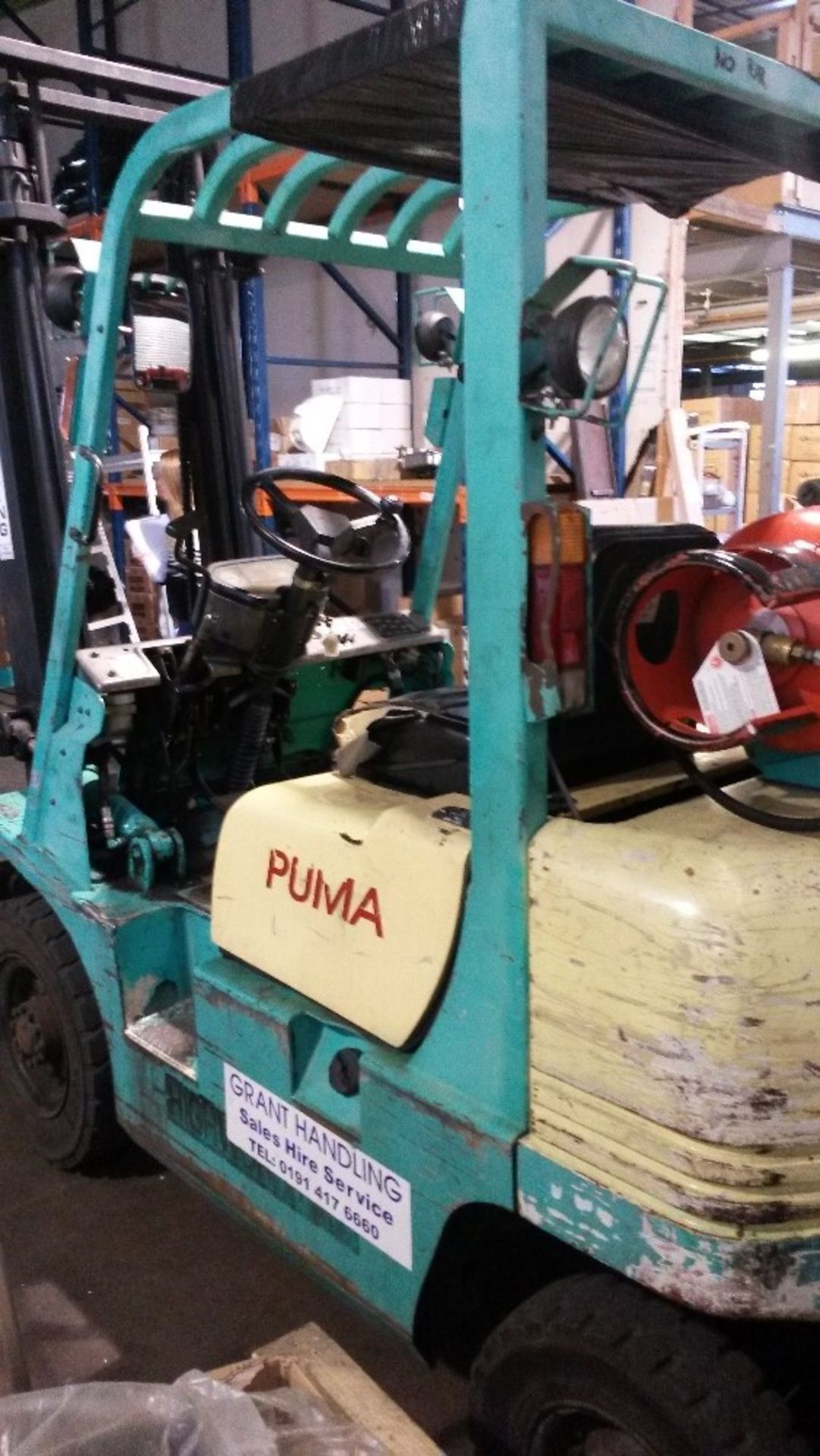 Puma yang Model TG20-3 3600kg LPG Gas Forklift Truck. Used daily in working order. - Image 4 of 7