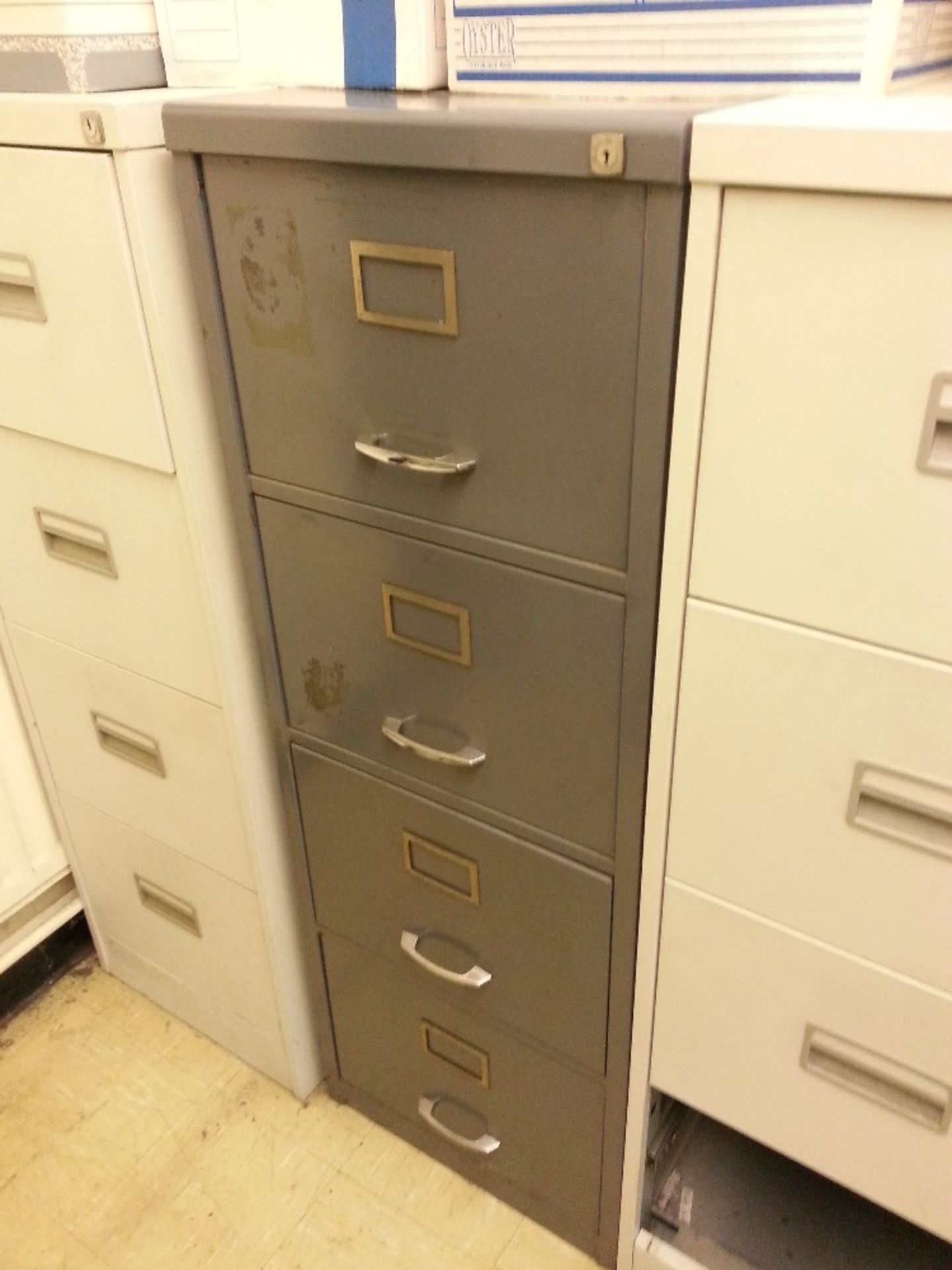 4 drawer metal filing cabinet Located in Gateshead Tyne and Wear collection Friday 24th till