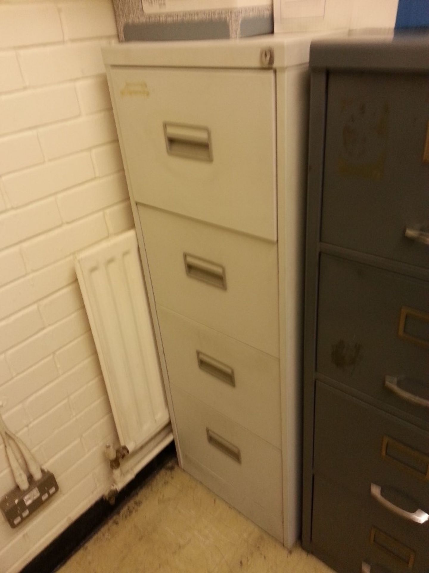 4 drawer metal filing cabinet Located in Gateshead Tyne and Wear collection Friday 24th till
