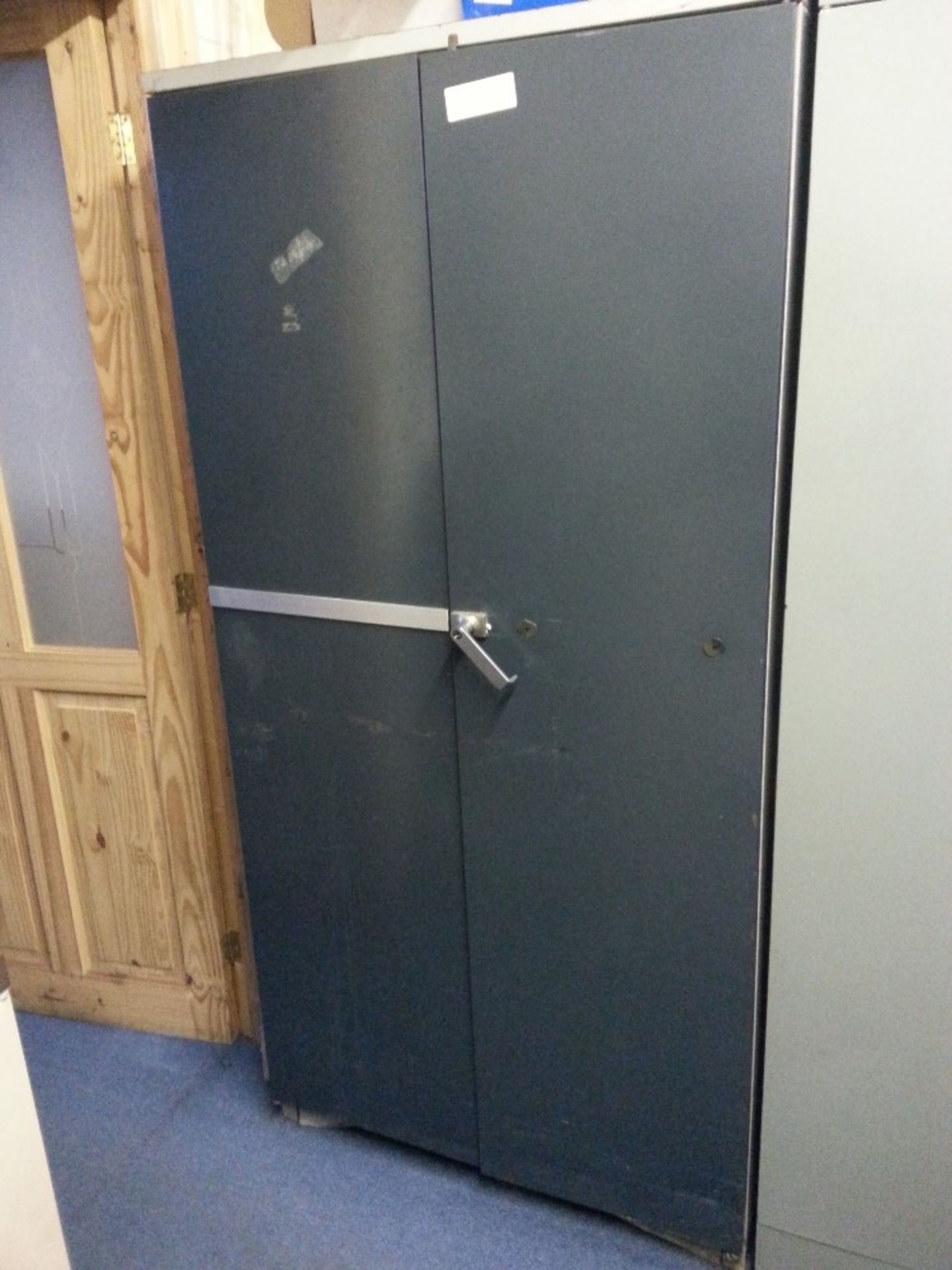 2 door meatal storage cupboard 1100w x 1920h Located in Gateshead Tyne and Wear collection Friday