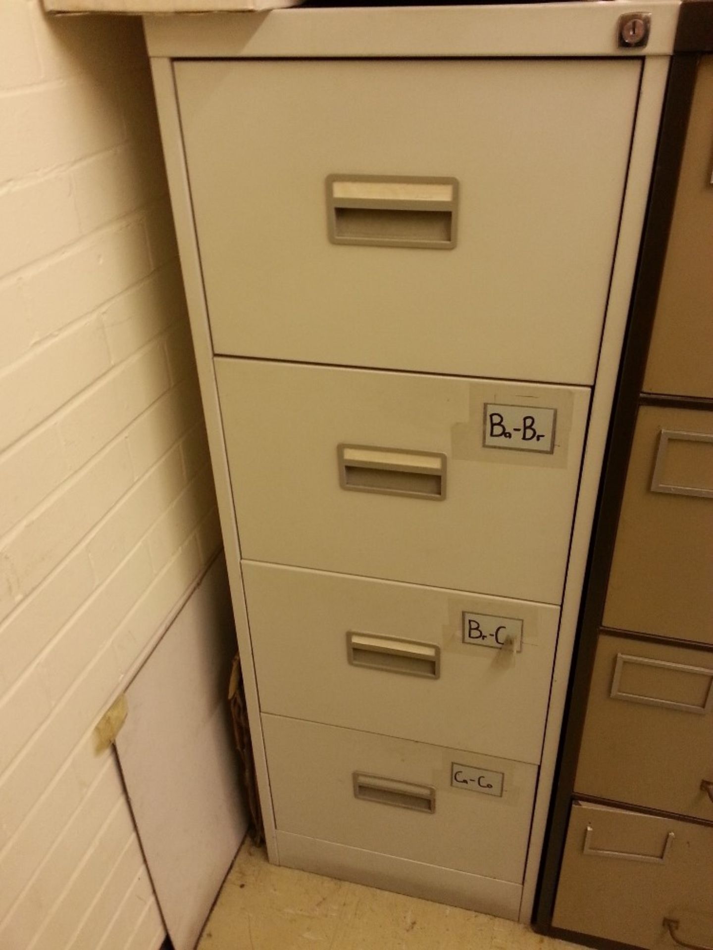 4 drawer metal filing cabinet Located in Gateshead Tyne and Wear collection Friday 24th till