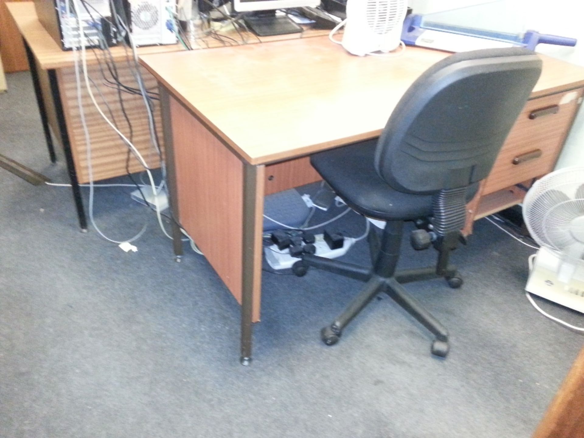 large selection of office furniture, desks, chairs, pedestal units etc, no it equipment is included. - Image 14 of 14