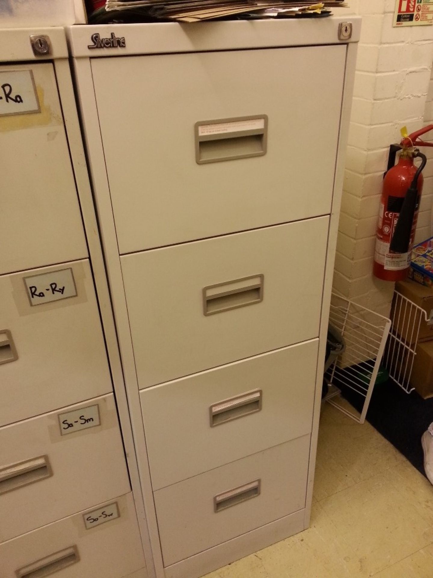 4 drawer metal filing cabinet Located in Gateshead Tyne and Wear collection Friday 24th till