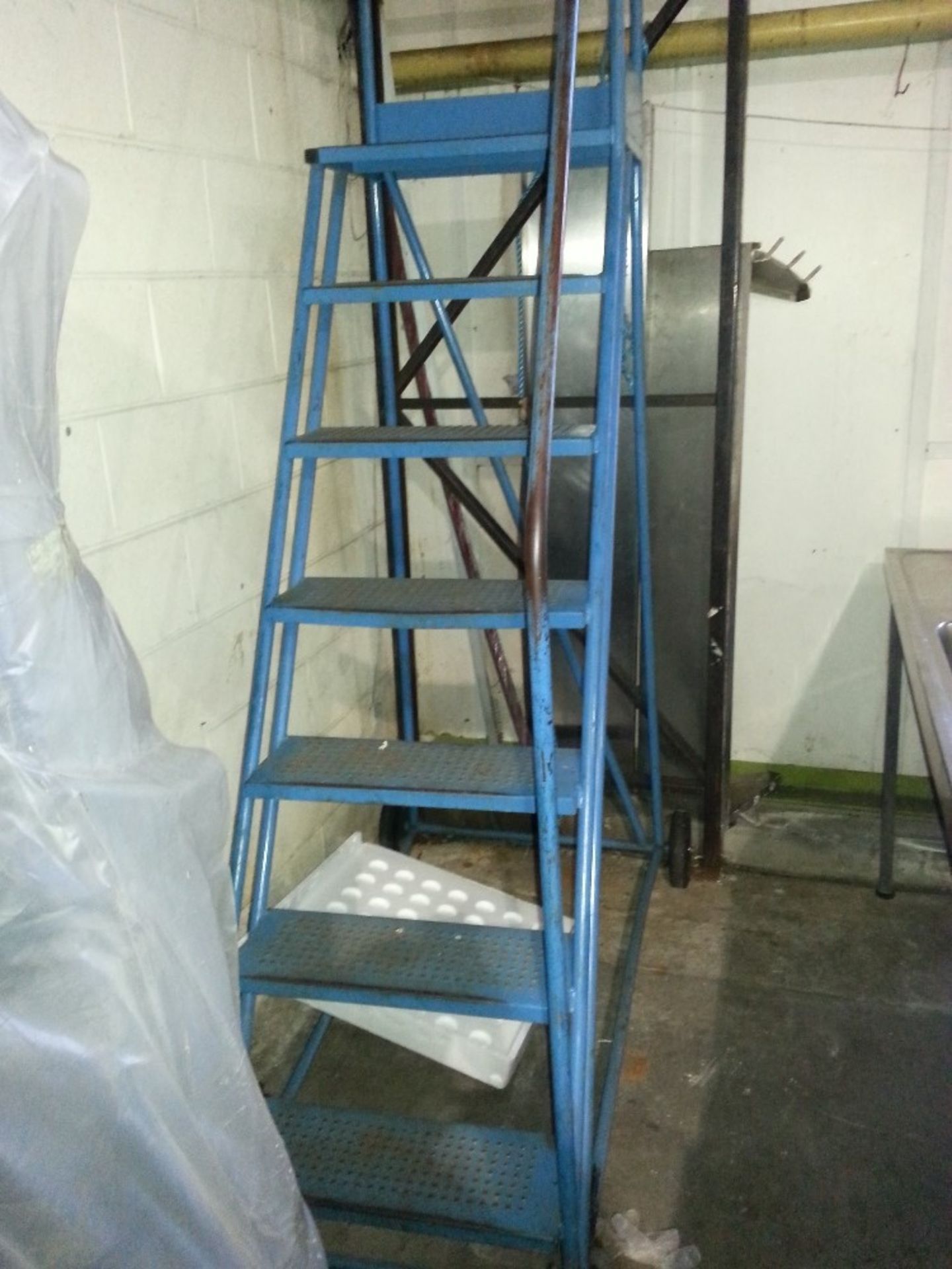 Heavy duty warehouse ladder Located in Gateshead Tyne and Wear collection Friday 24th till Monday - Image 2 of 2