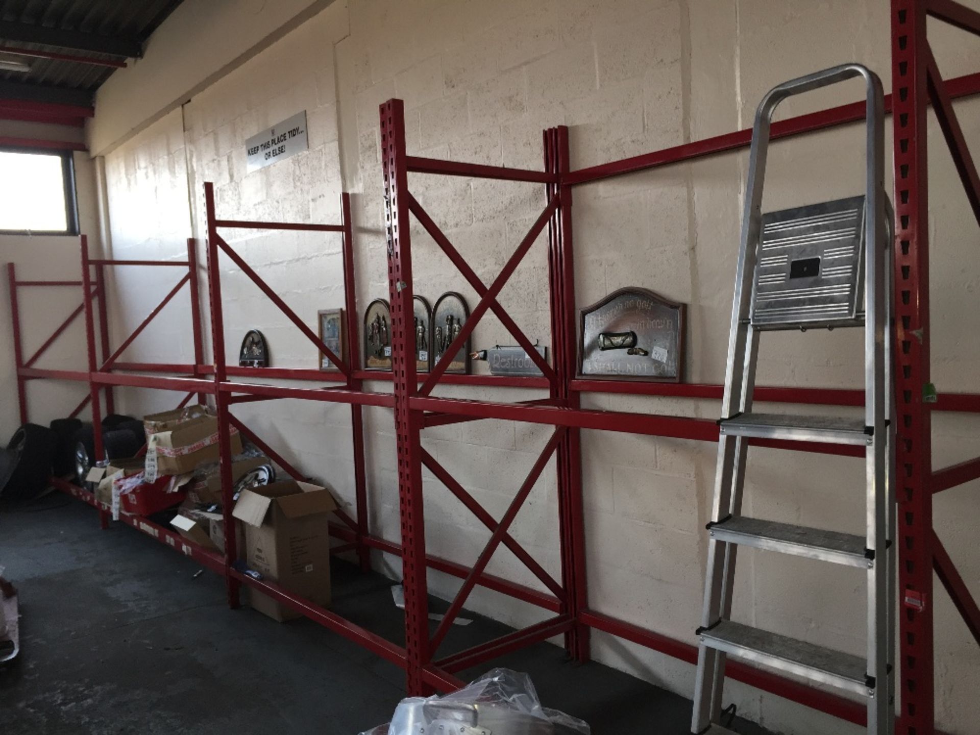 13 bays of pallet racking Located in Gateshead Tyne and Wear collection Friday 22nd May - Image 4 of 4