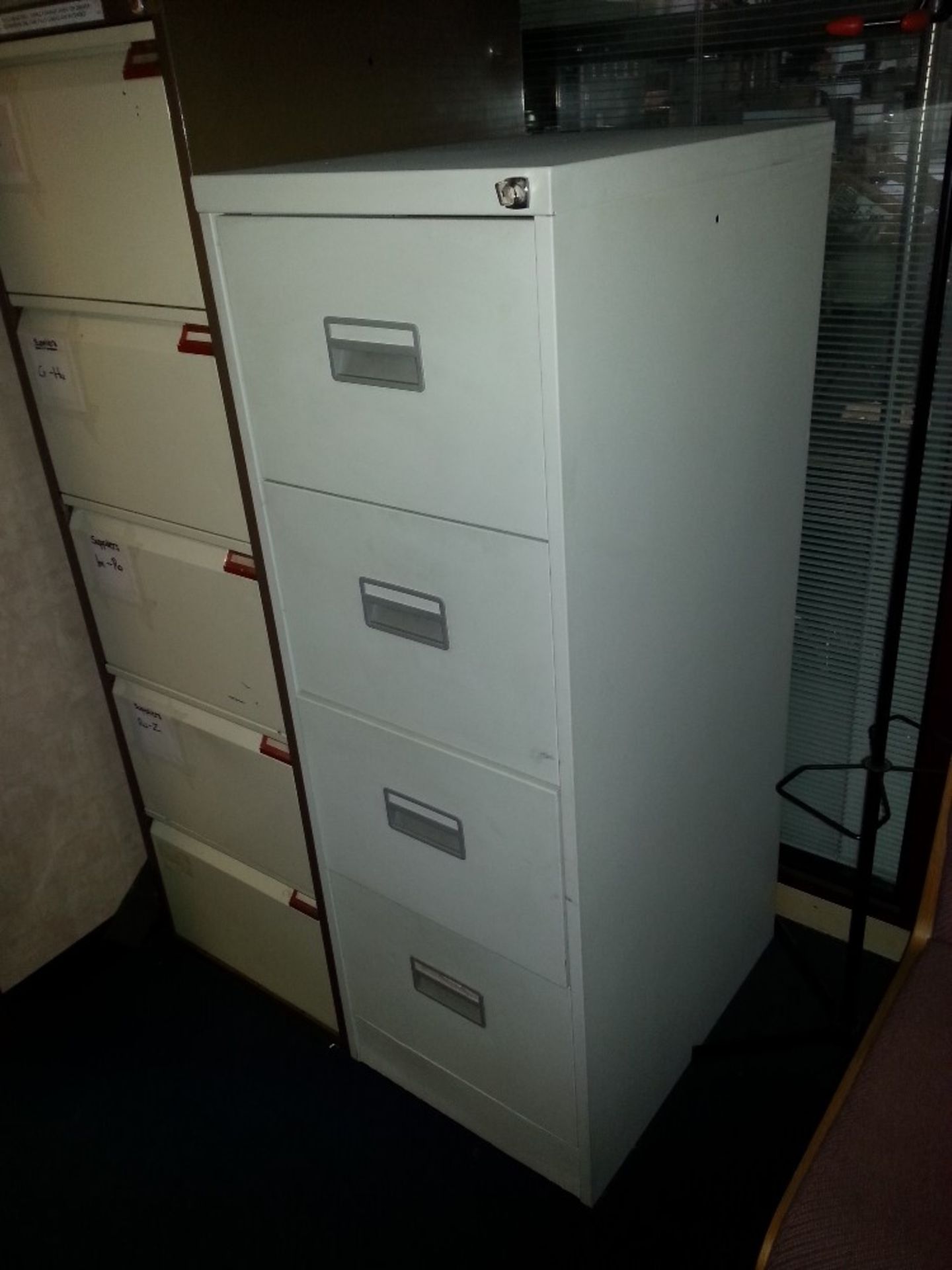 4 drawer metal filing cabinet Located in Gateshead Tyne and Wear collection Friday 24th till