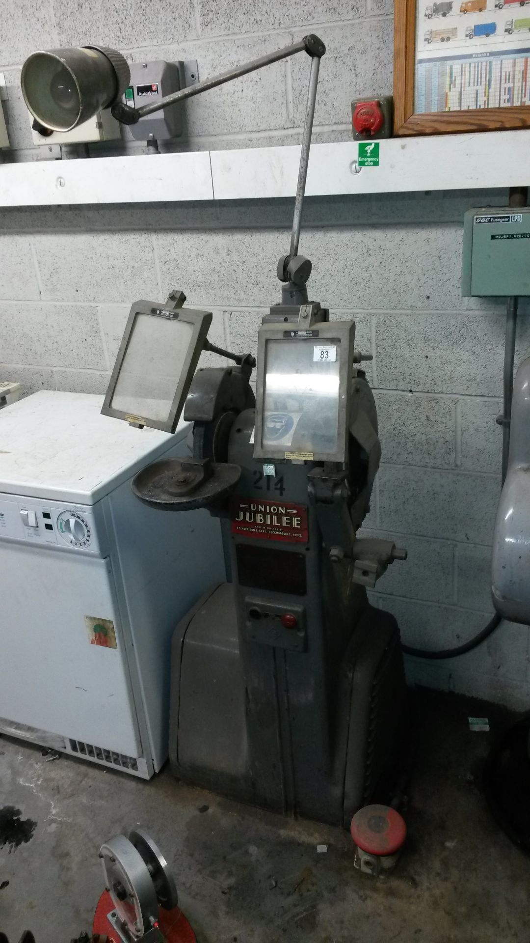 union jubilee floor grinder, 3 phase