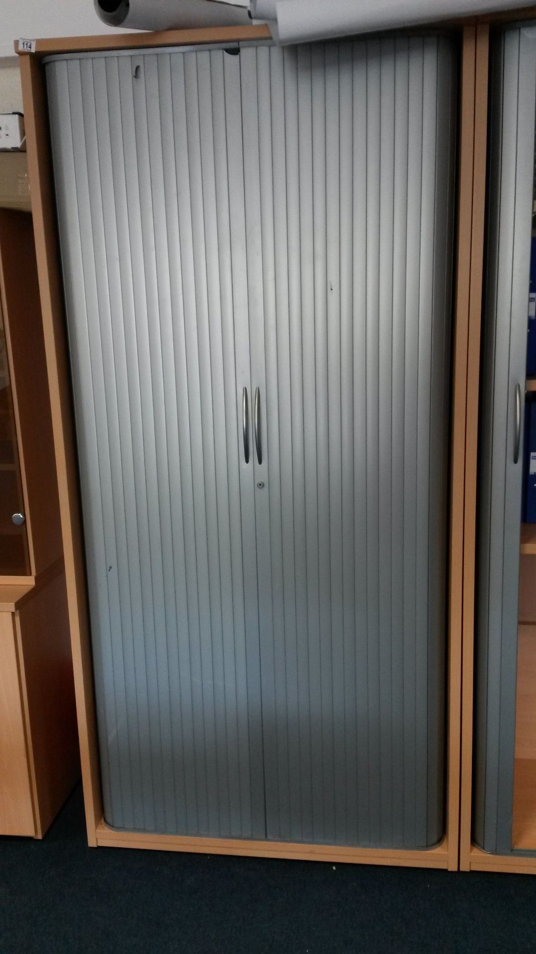 2x roller door cupboard 1000x2100mm - Image 3 of 4