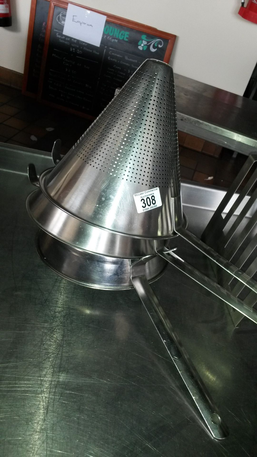 x3 conical strainers