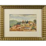 Ranulph Bye (American 1916-2003), watercolor landscape, signed lower left, 7" x 11". Light foxing to