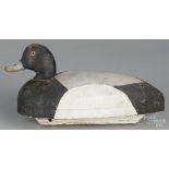 New York carved and painted duck decoy, mid 20th c., attributed to A. Griswold, Seaford, New York,