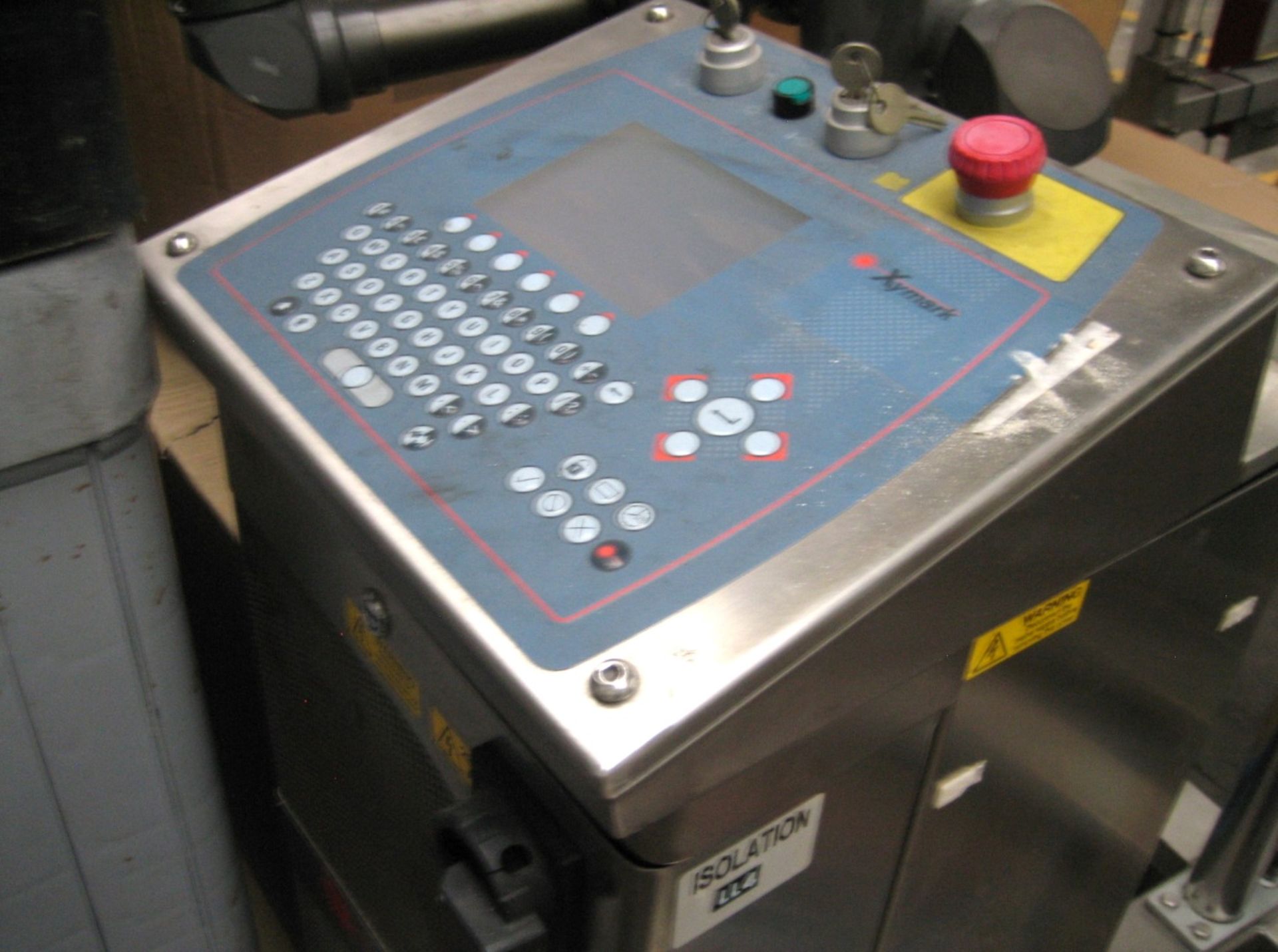 Linx Xymark Laser marking Etcher Coder, complete with dust collector (Lift out £20)
